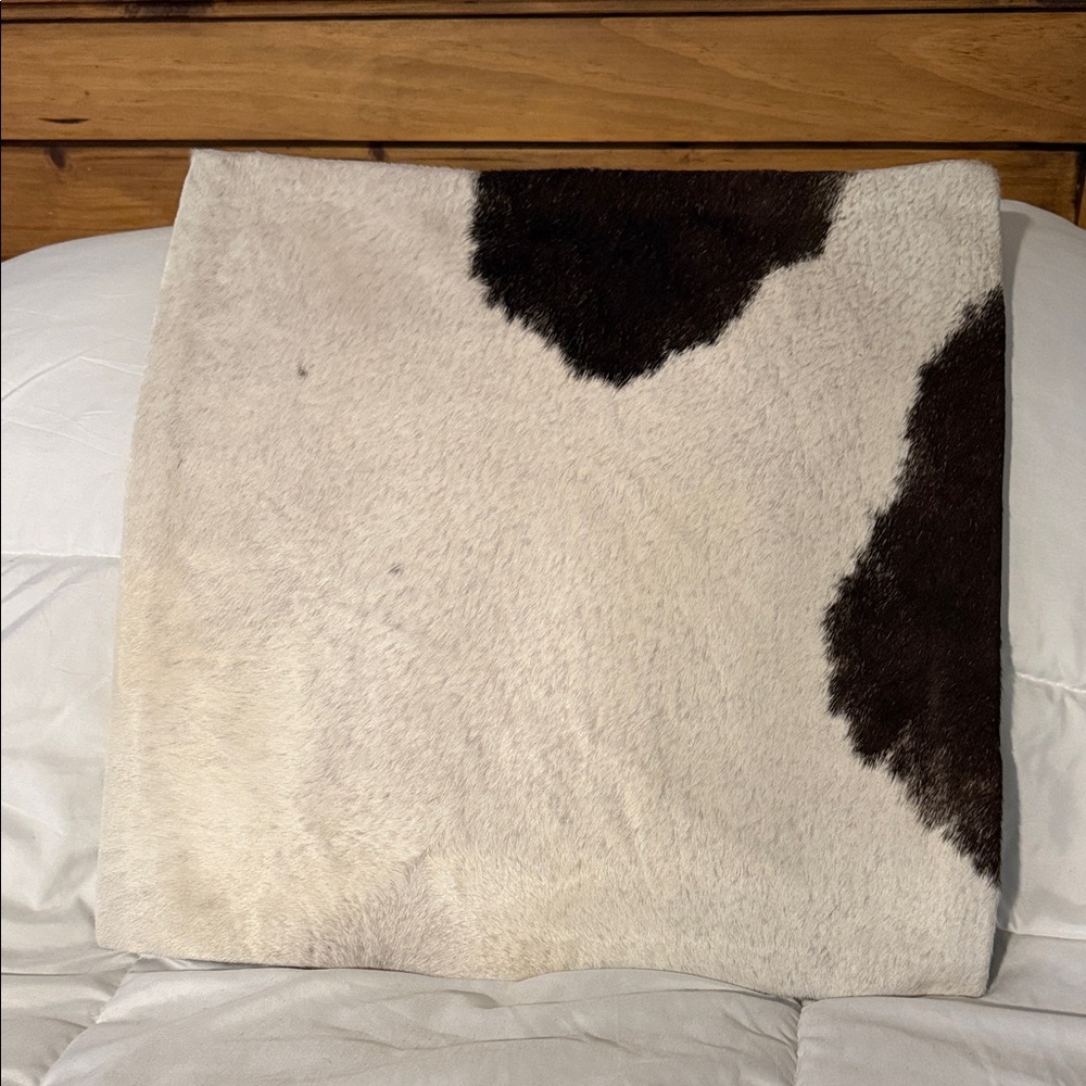Cowhide Print Pillow Cover